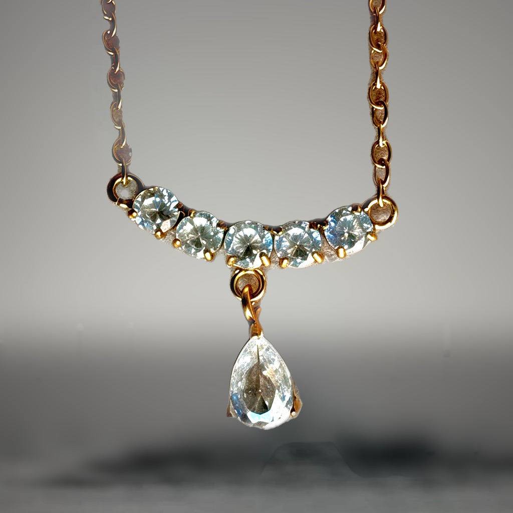 Collier Crystalia - acier inoxydable