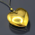 Collier Coeur de l'Ocean - acier inoxydable plaqué or