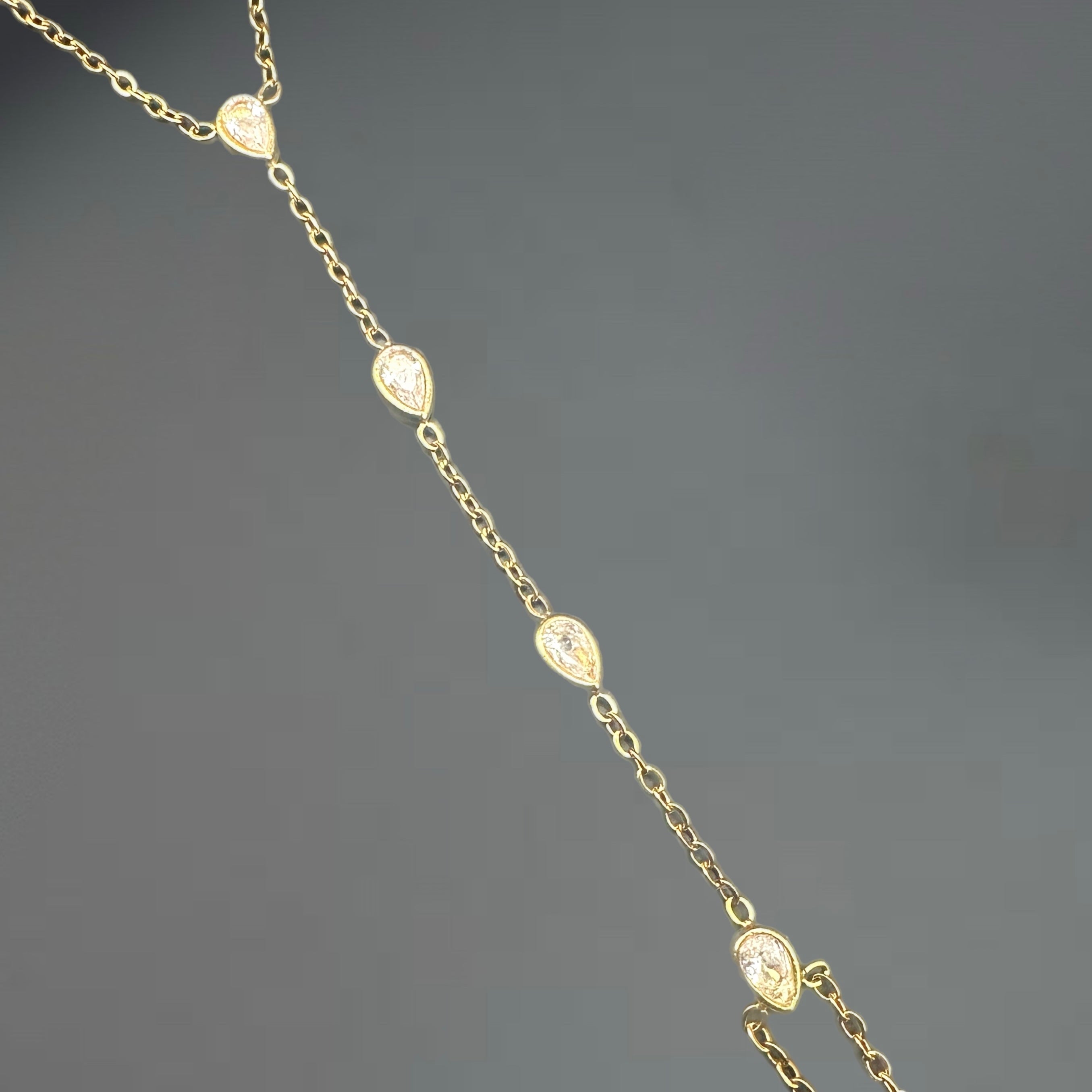 Chaine de main Éclat - acier inoxydable plaqué or