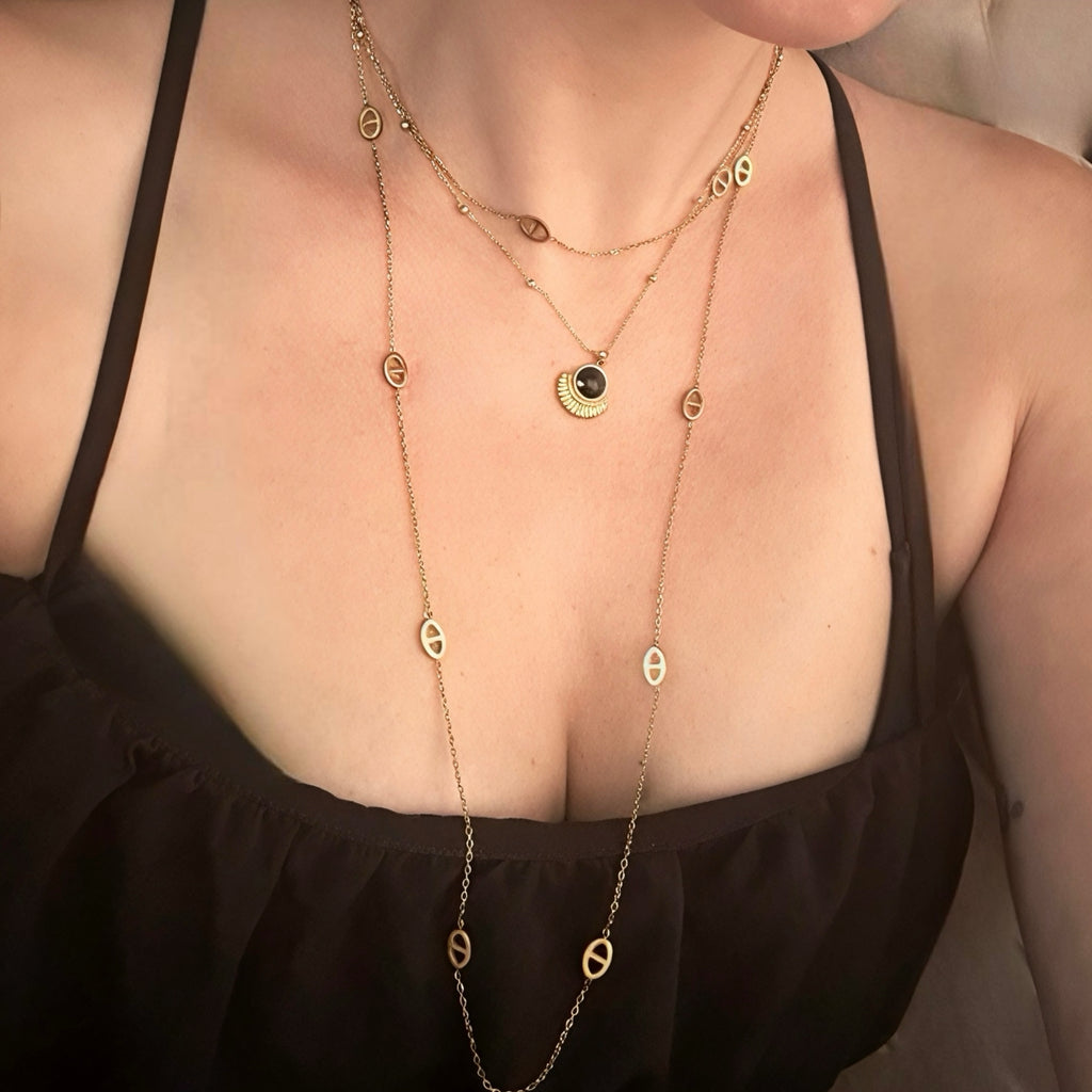 Collier Elara - acier inoxydable
