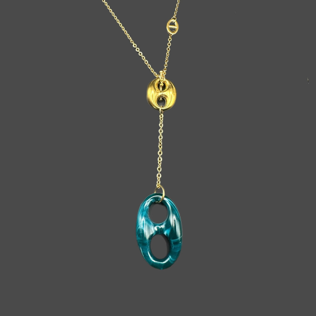 Collier Naya - acier inoxydable plaqué or
