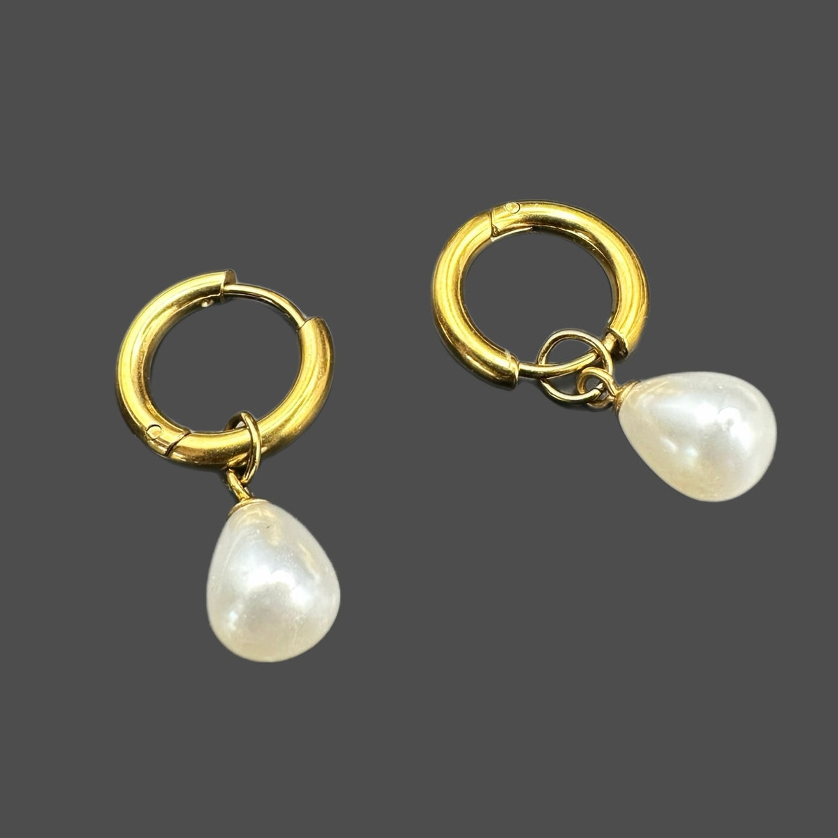 Boucles Alba - acier inoxydable plaqué or