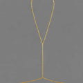 Chaine de corps Pure - acier inoxydable plaqué or