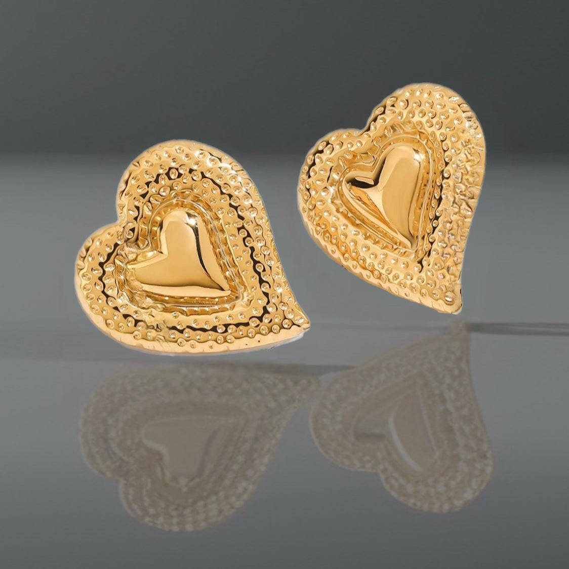 Boucles Sun love - acier inoxydable