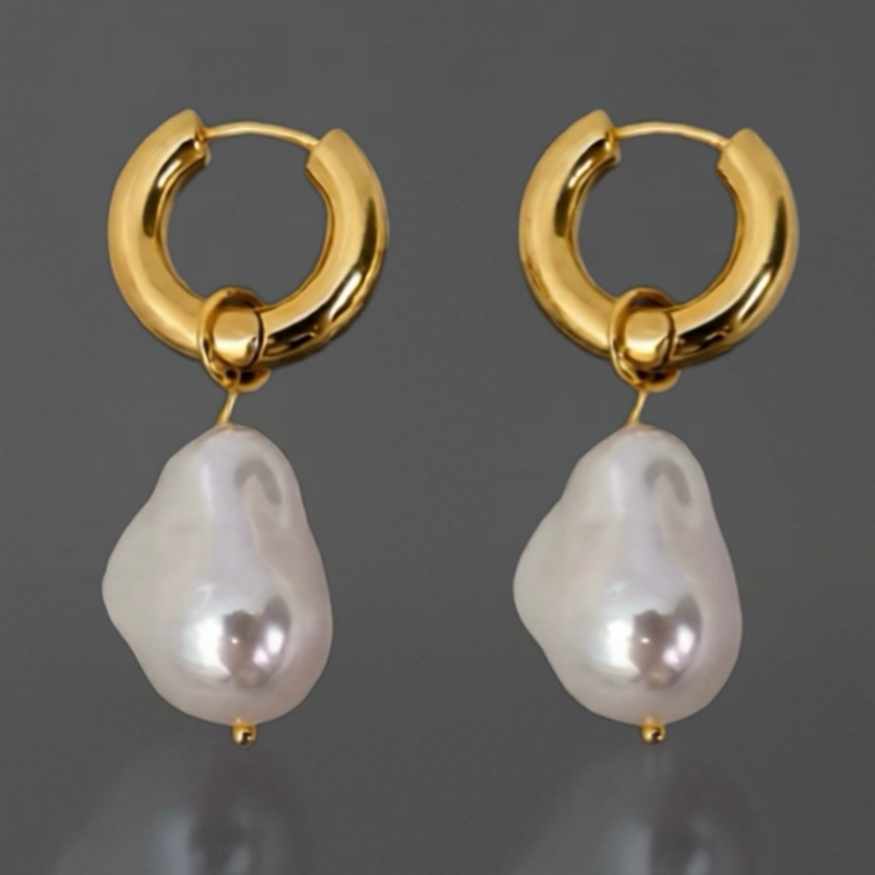 Boucles  Blue Lagoon - acier inoxydable