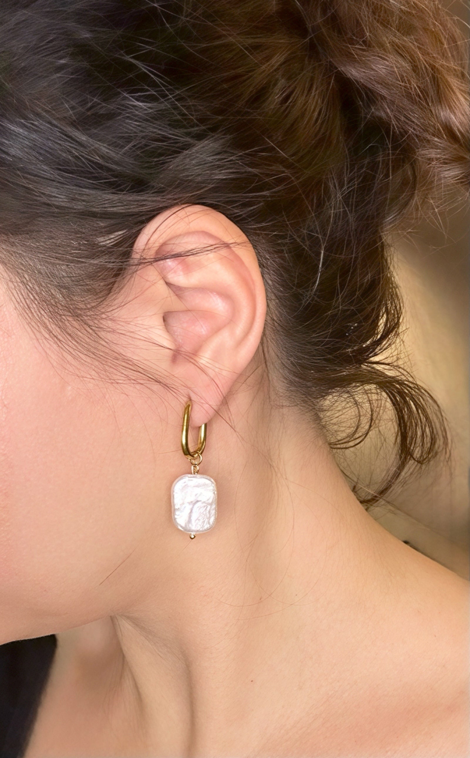 Boucles Perfect Pearl - acier inoxydable