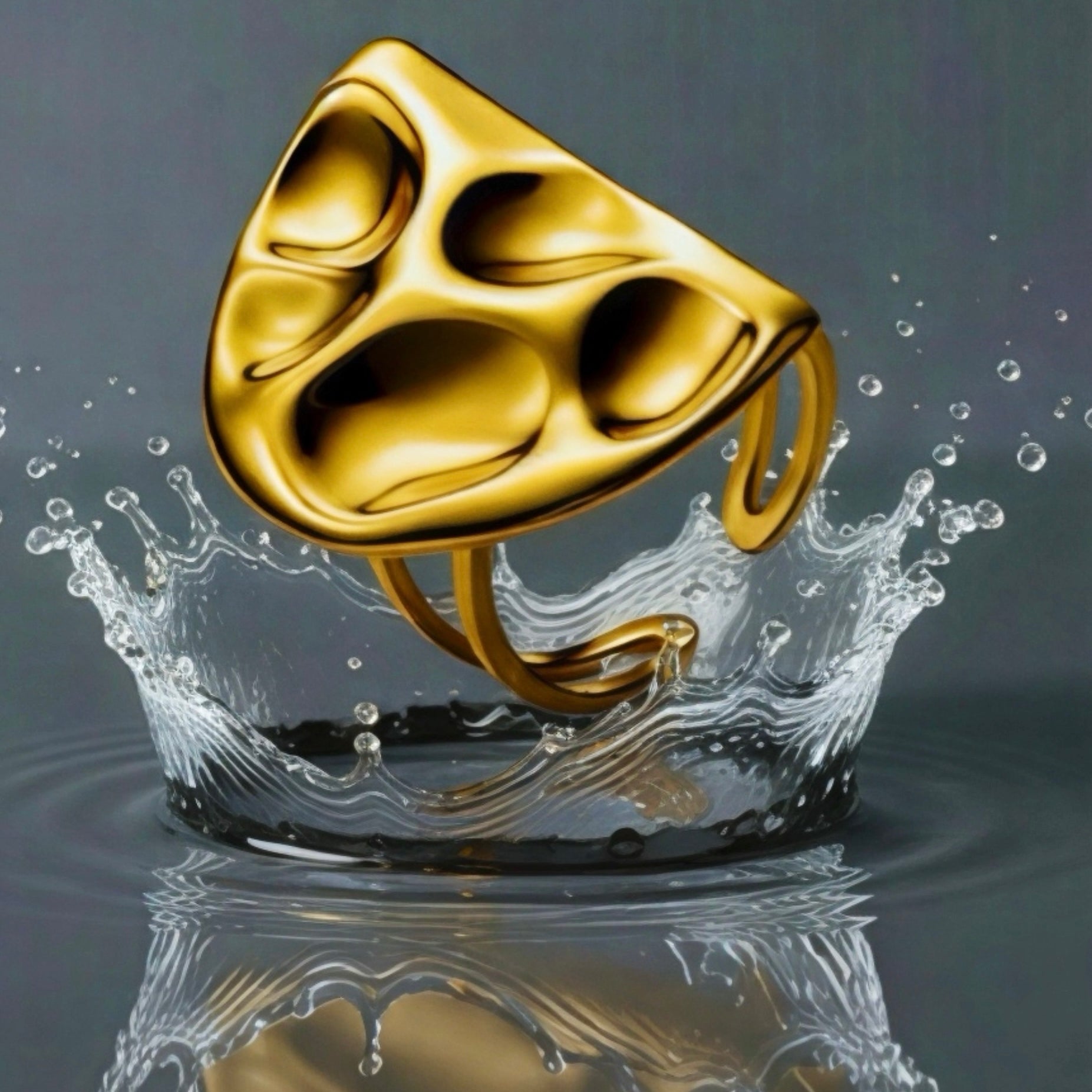 Bague Auréa - acier inoxydable