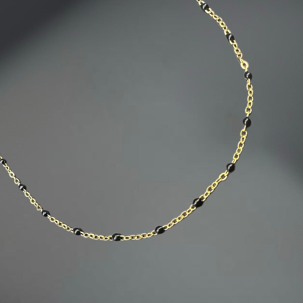 Collier Midnight - acier inoxydable