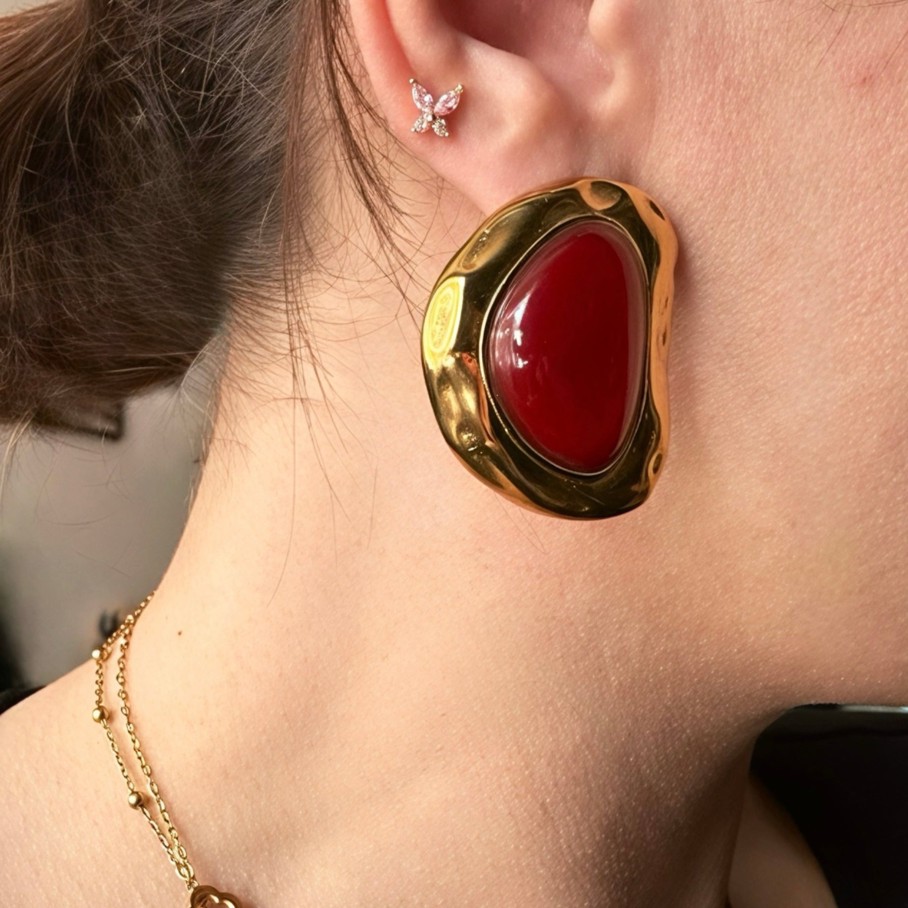 Boucles Velvet - acier inoxydable