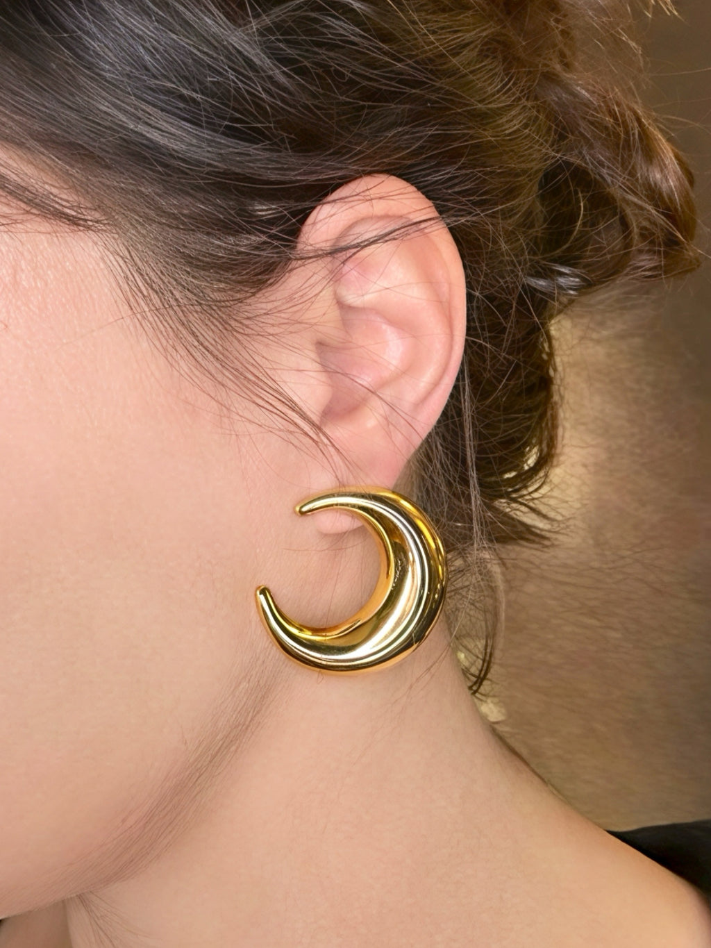 Boucles Luna - acier inoxydable