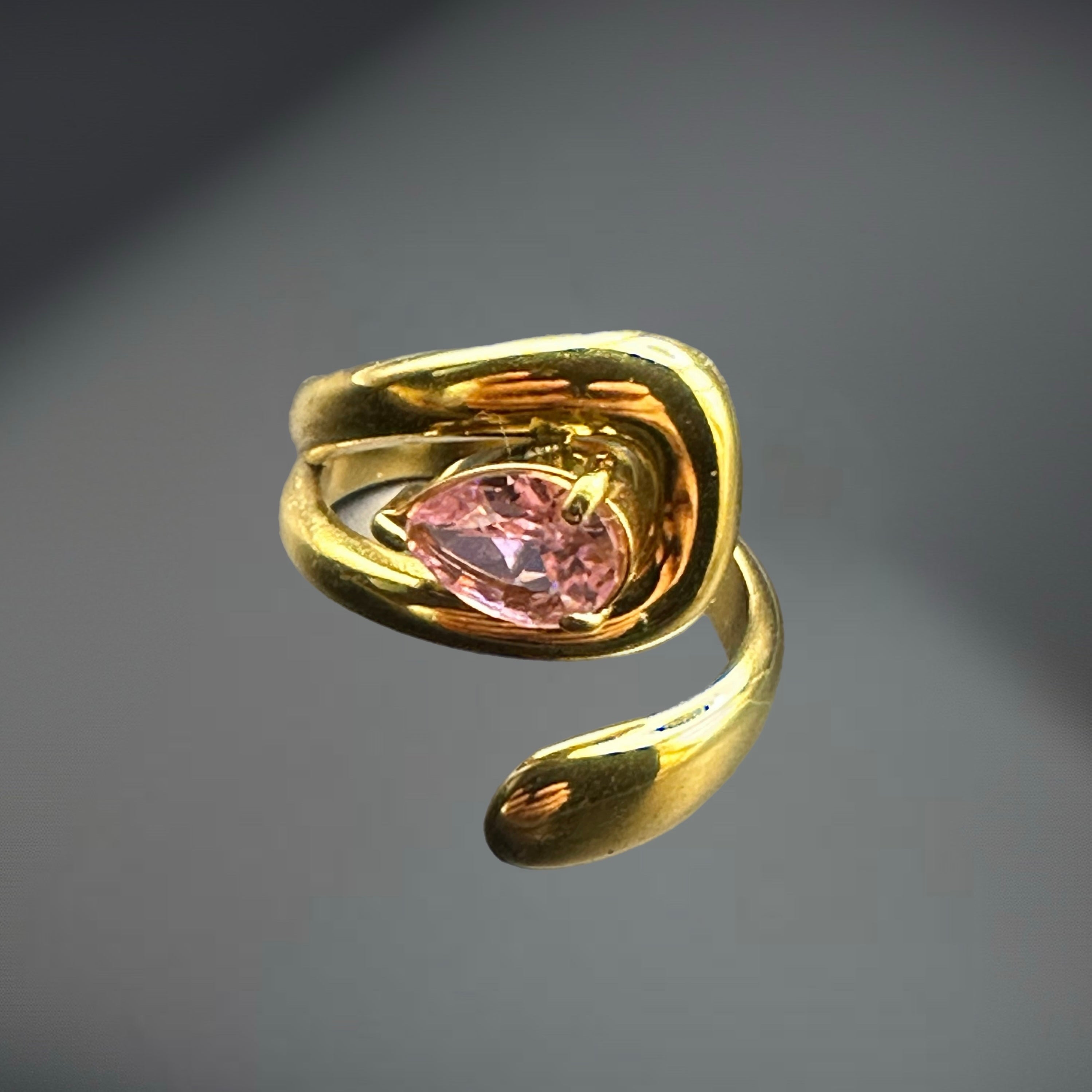 Bague Petal Rose - acier inoxydable