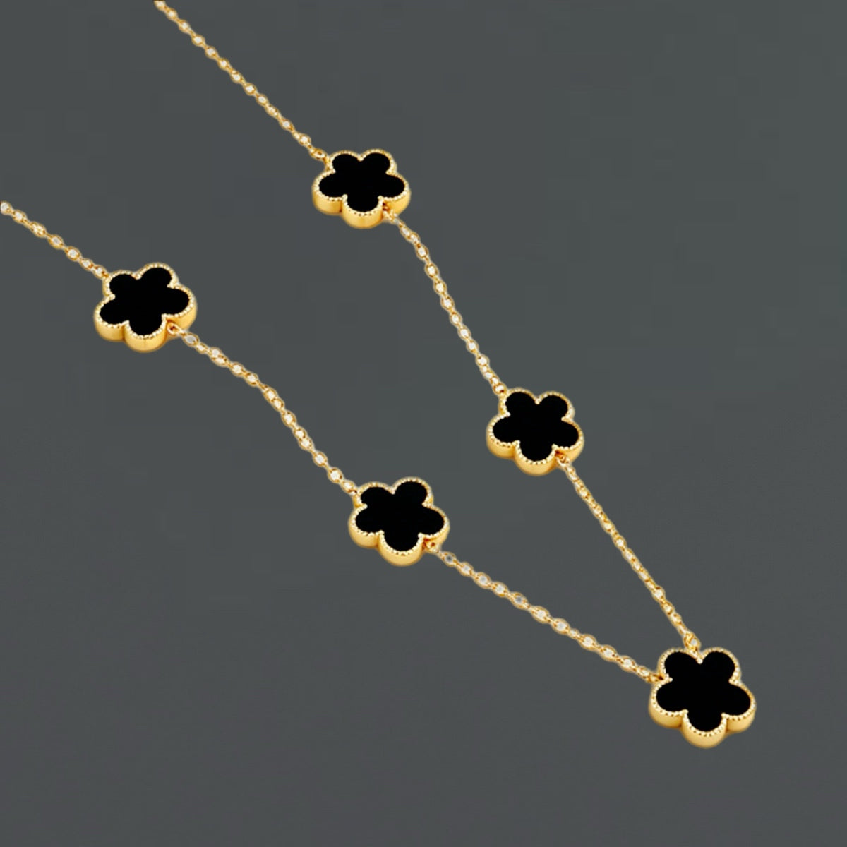 Colliers et bracelets Bloomy - acier inoxydable plaqué or