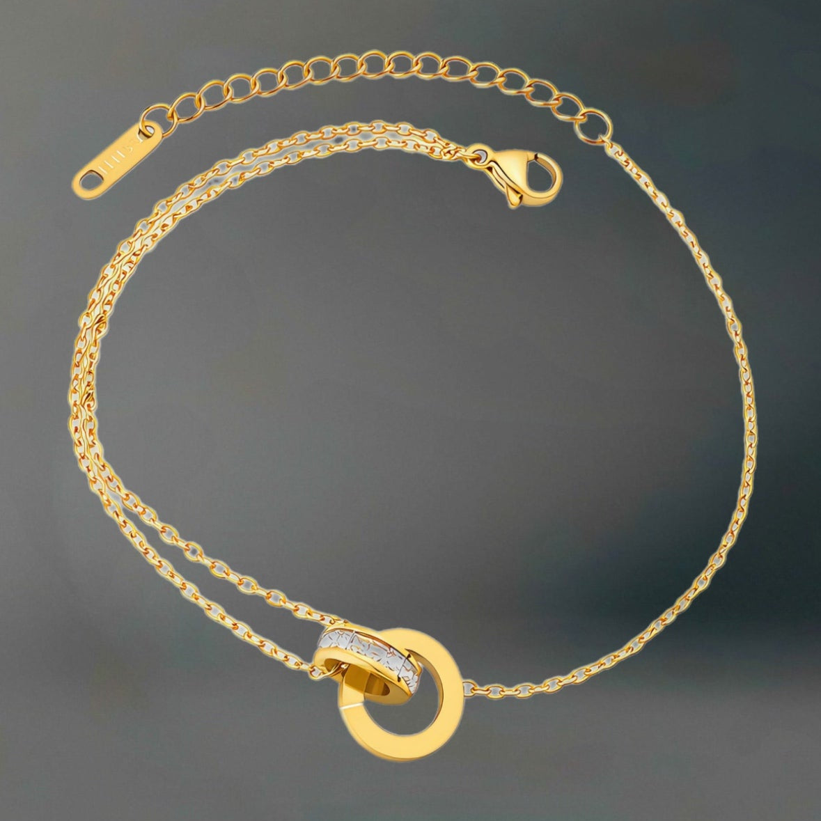 Bracelet 18K - acier inoxydable