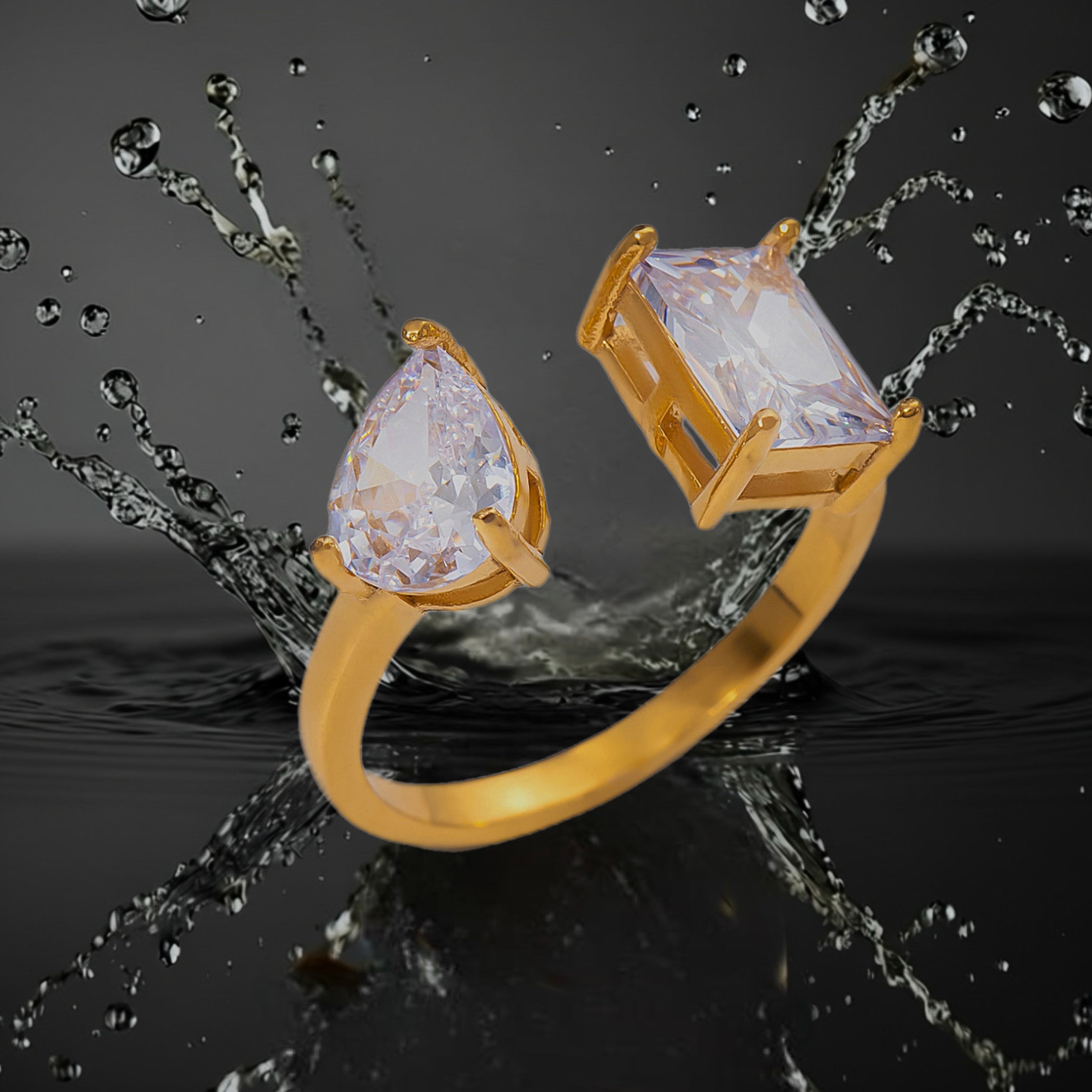 Bague Eclipse - acier inoxydable