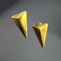 Boucles Prisma - acier inoxydable plaqué or