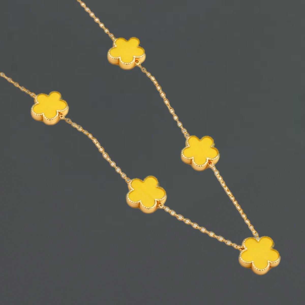 Colliers et bracelets Bloomy - acier inoxydable plaqué or
