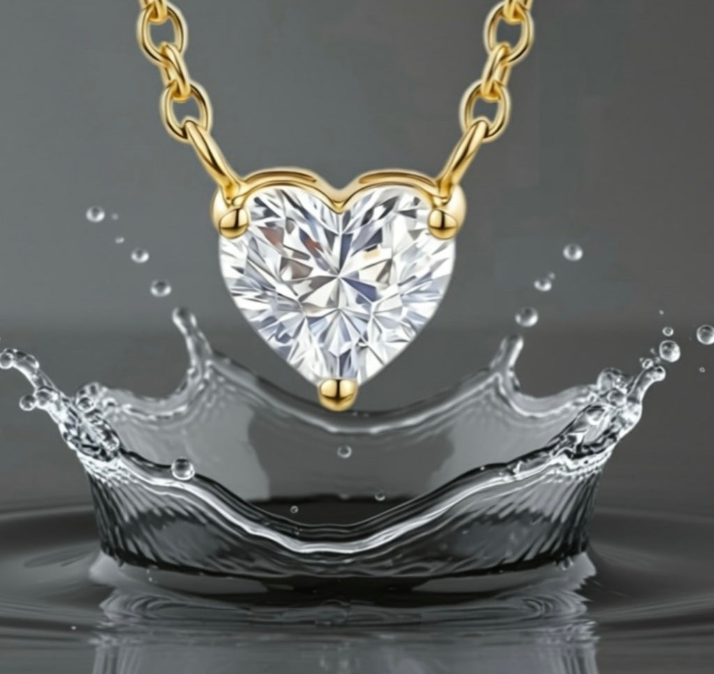 Collier Diamond - acier inoxydable