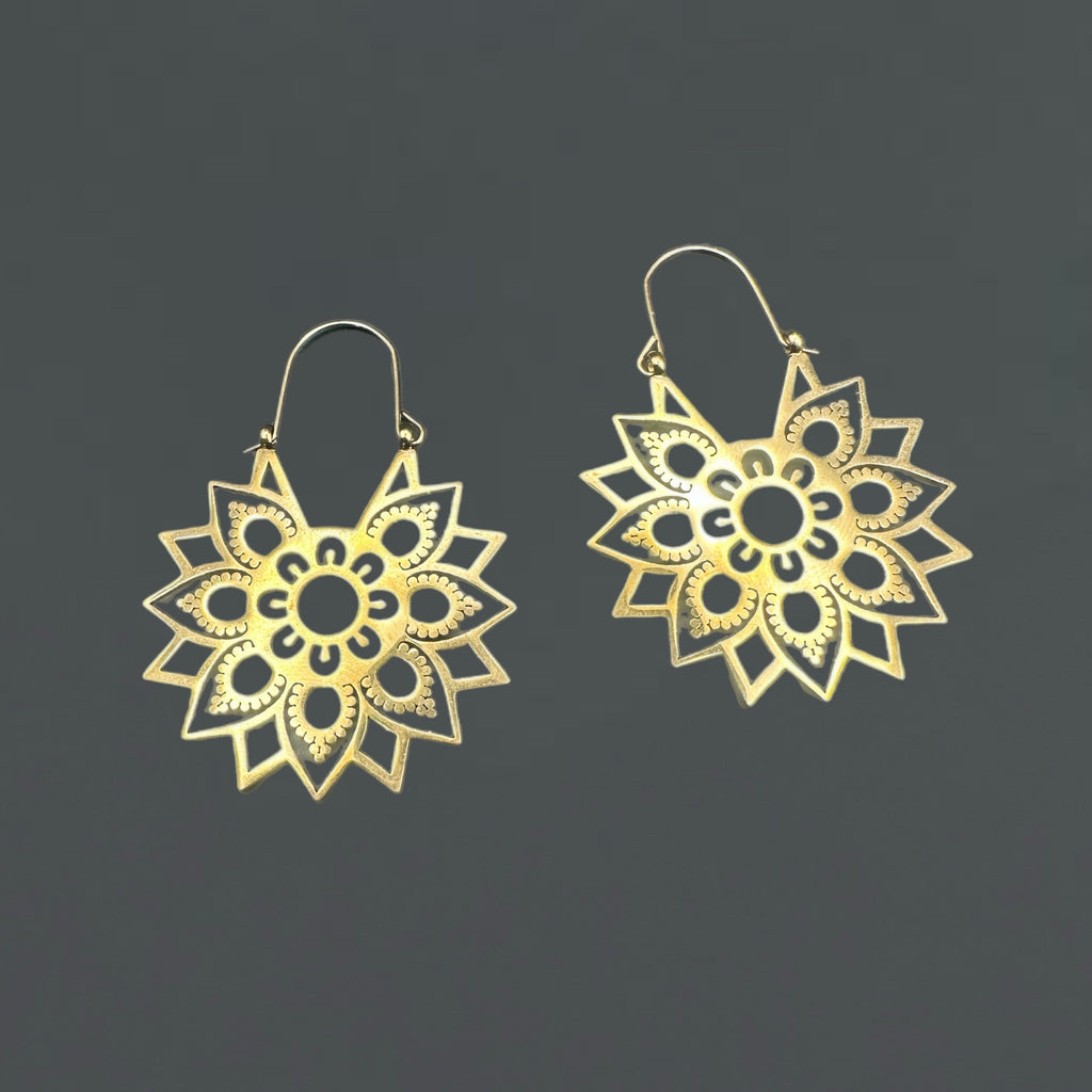 Boucles Sahara - acier inoxydable plaqué or