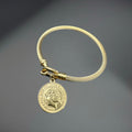 Bracelet Cesar - acier inoxydable plaqué or