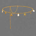 Chaine de taille Coralia - acier inoxydable plaqué or