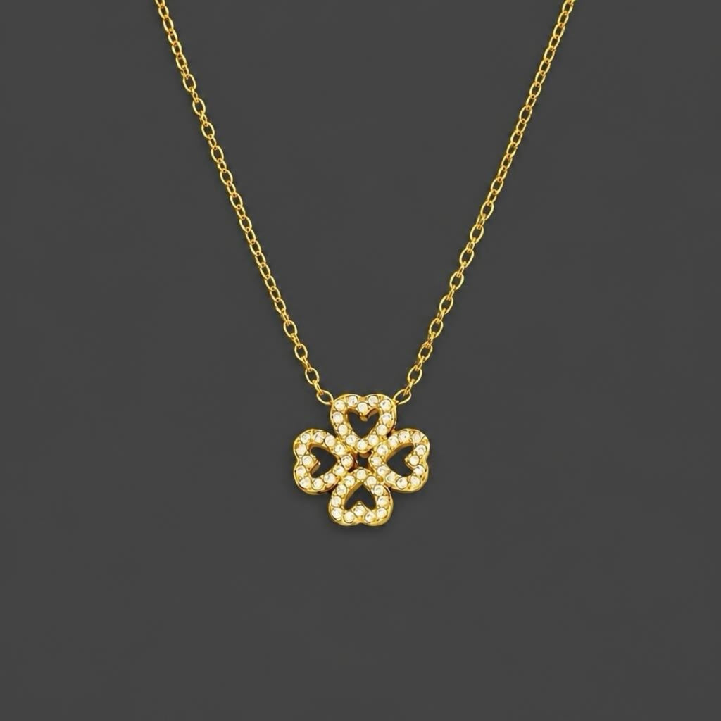 Parure Eternal Luck - acier inoxydable plaqué or