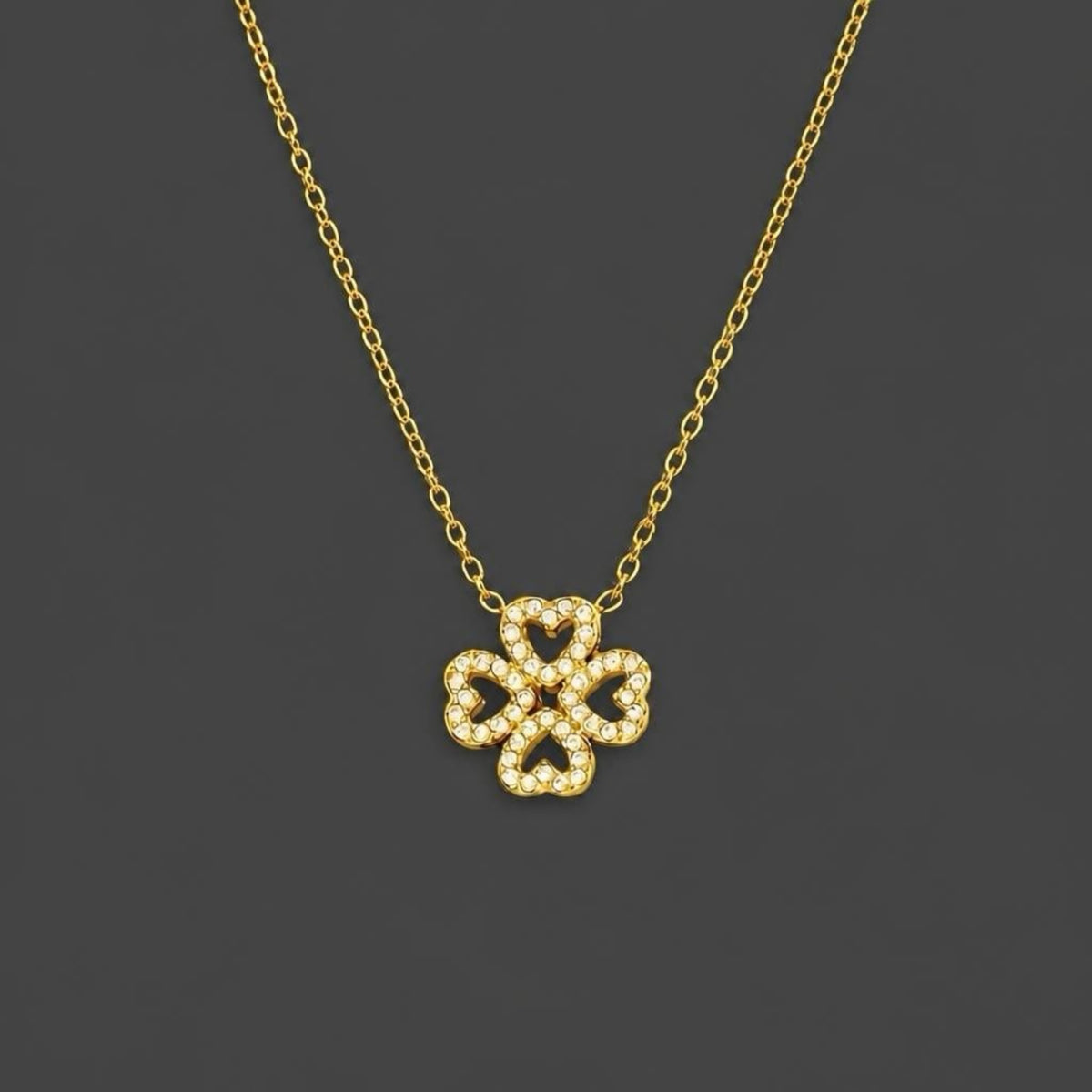 Parure Eternal Luck - acier inoxydable plaqué or