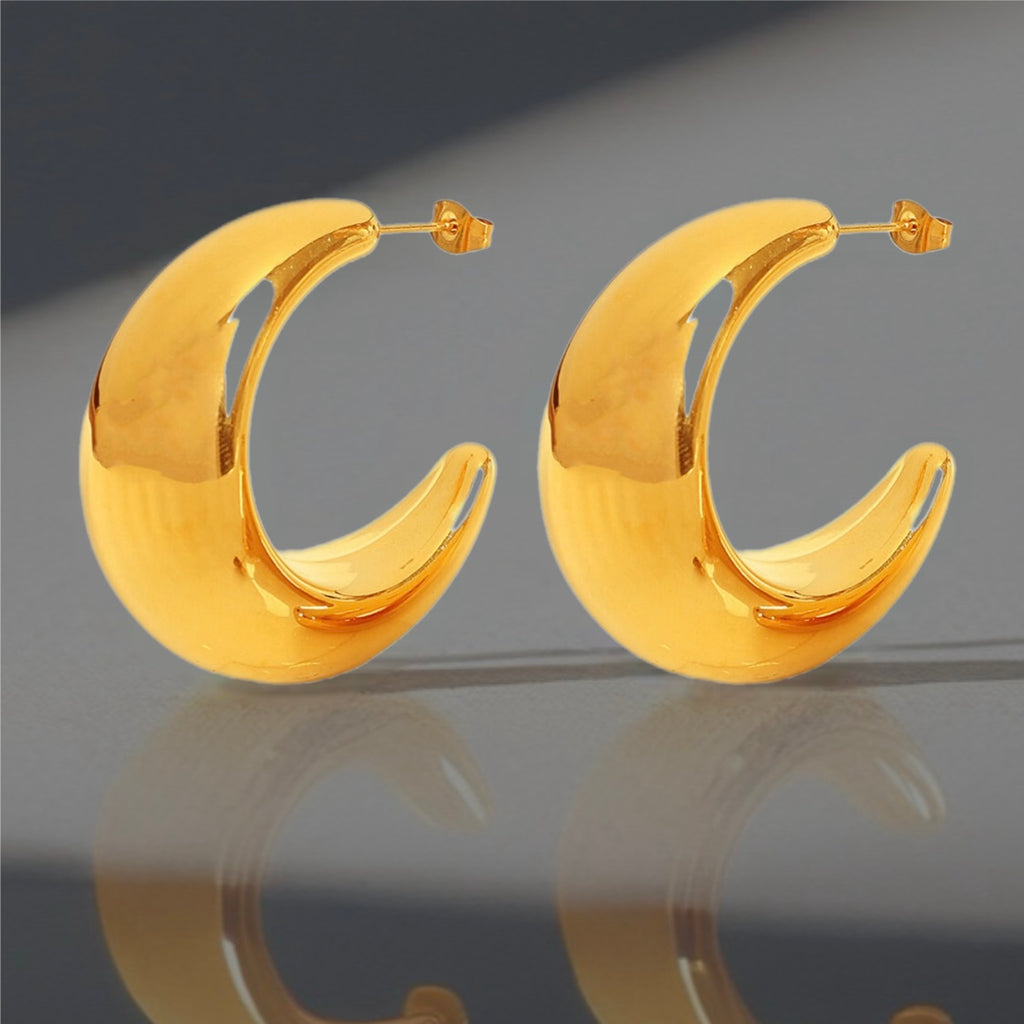 Boucles Milan - acier inoxydable plaqué or