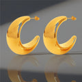 Boucles Milan - acier inoxydable plaqué or