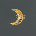 Bague Moon - Acier inoxydable plaqué or
