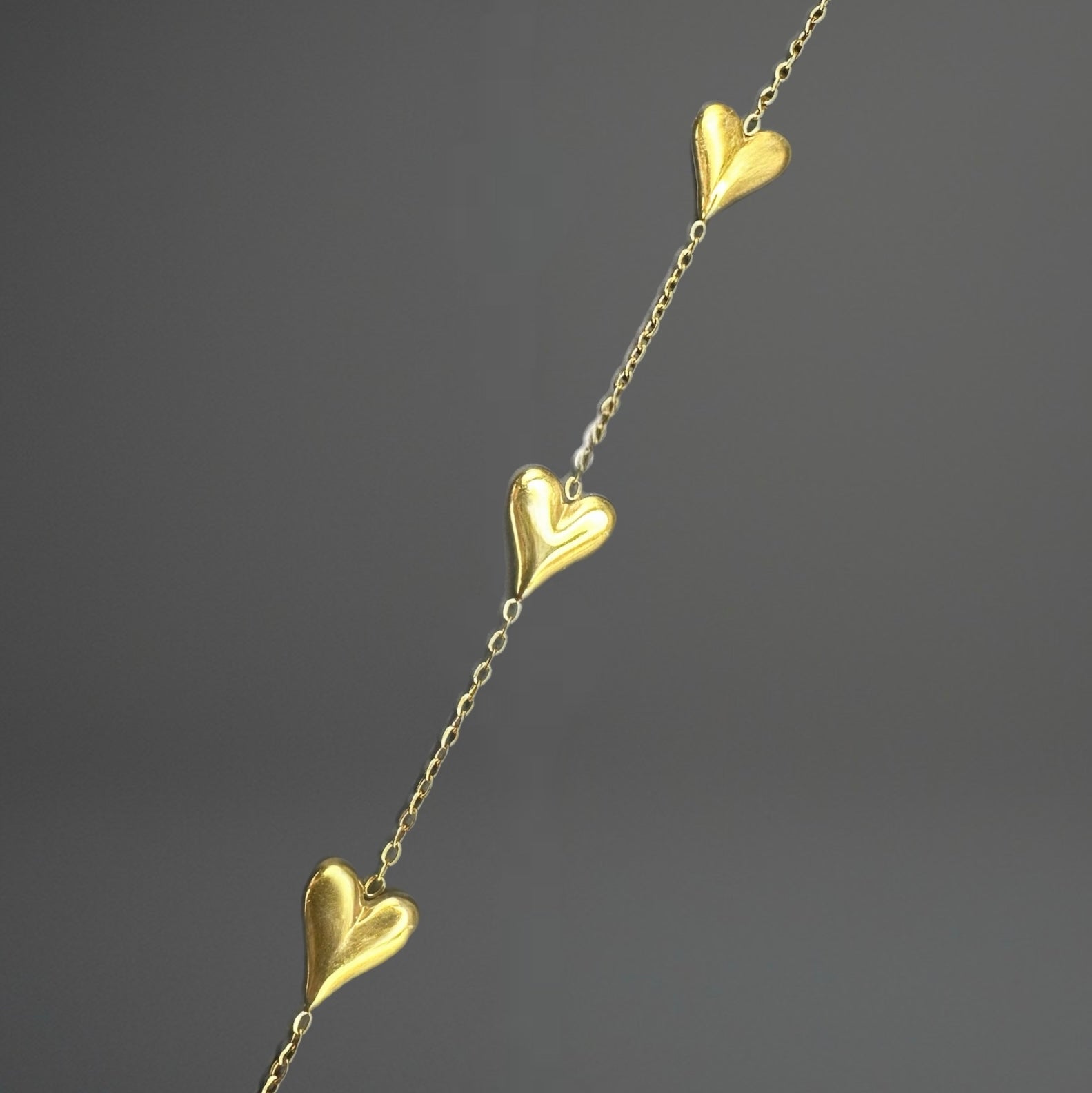 Bracelet 3 Hearts - acier inoxydable