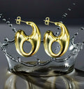 Boucles Liquid Gold - acier inoxydable