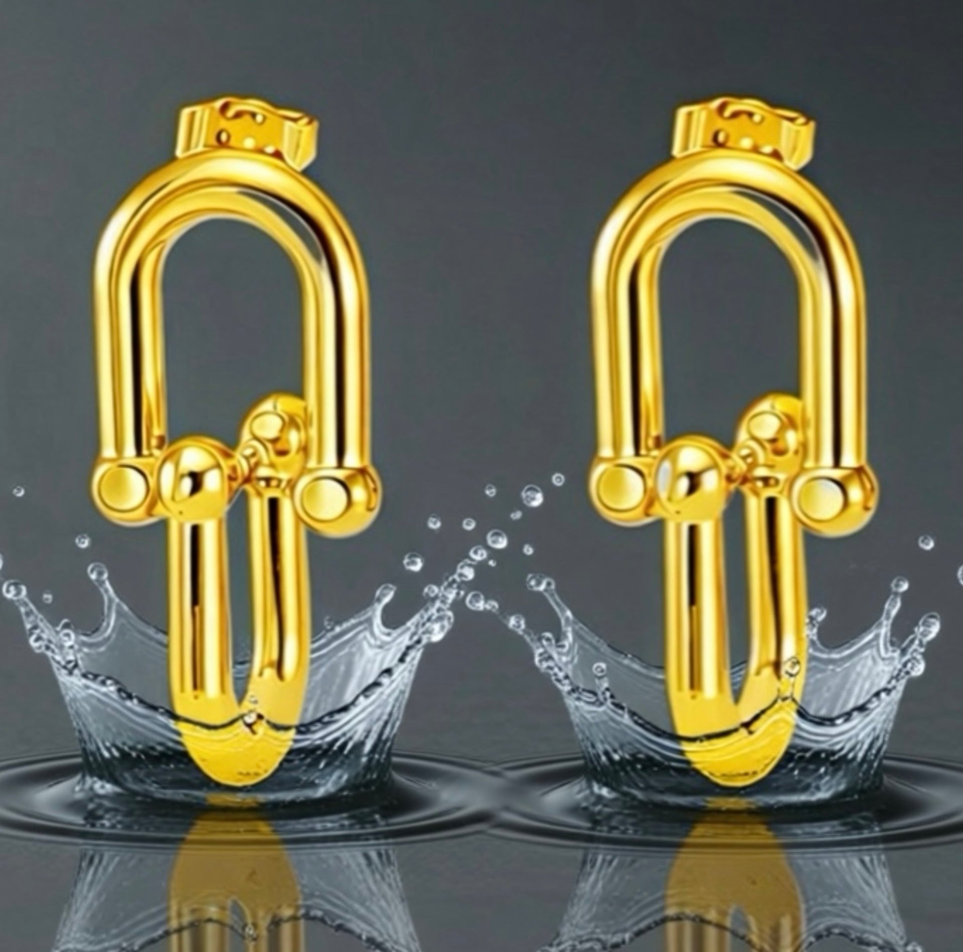 Boucles Everlocked - acier inoxydable