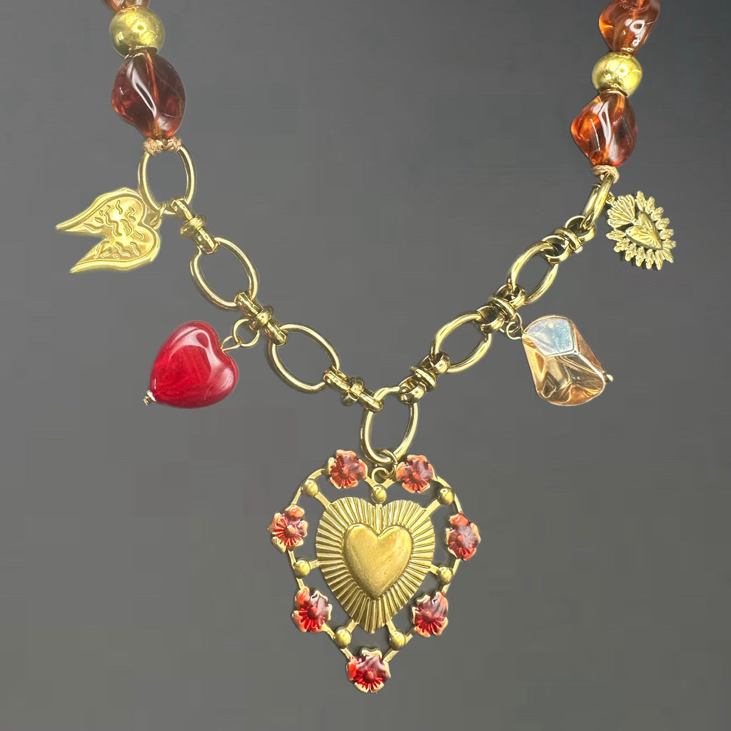 Collier Duchesse - acier inoxydable plaqué or