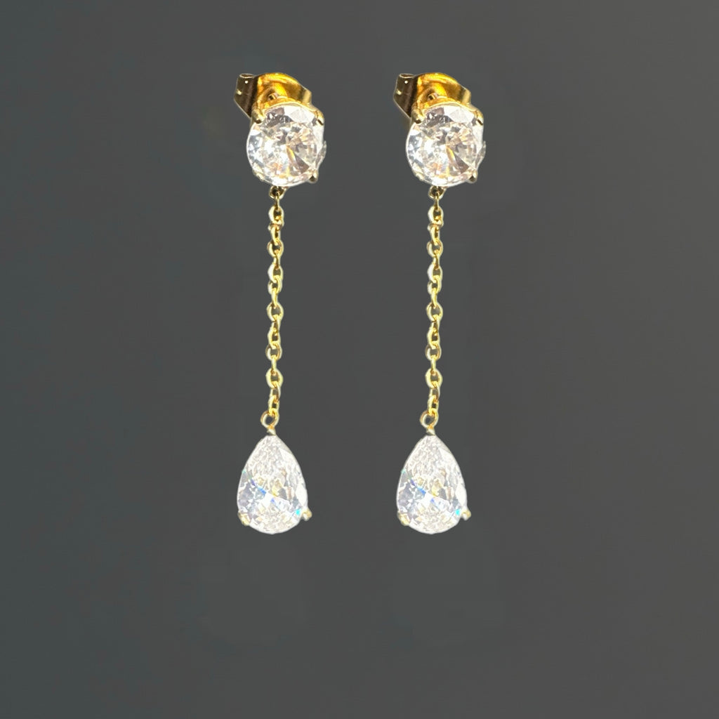 Boucles Cassia - acier inoxydable plaqué or