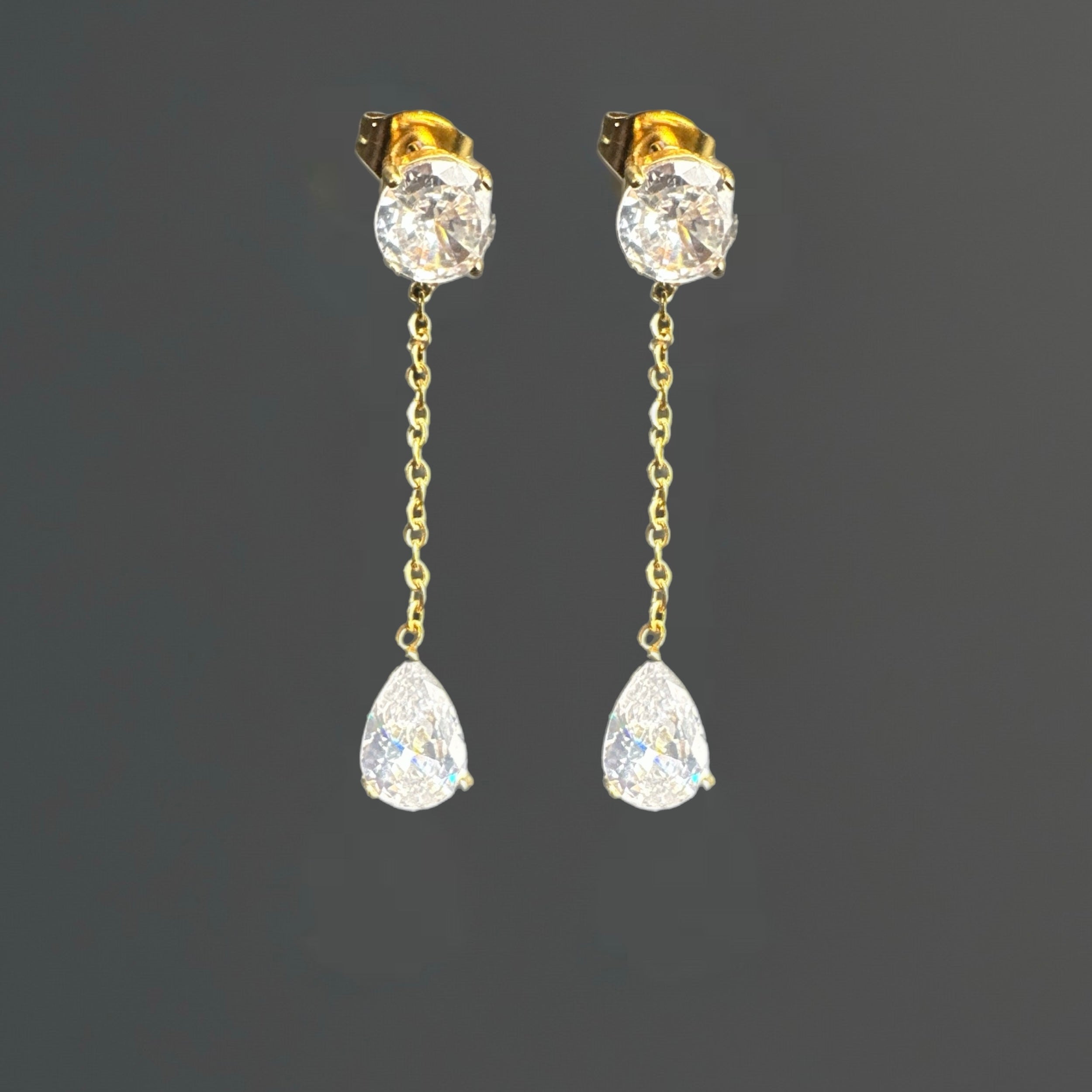 Boucles Cassia - acier inoxydable plaqué or
