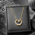 Collier Celeste - acier inoxydable plaqué or