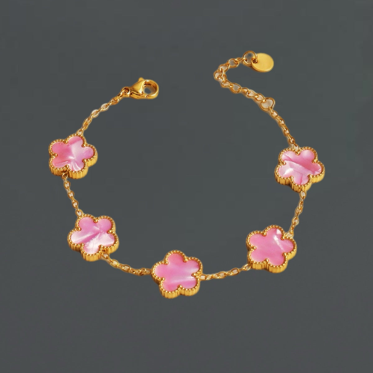 Colliers et bracelets Bloomy - acier inoxydable plaqué or