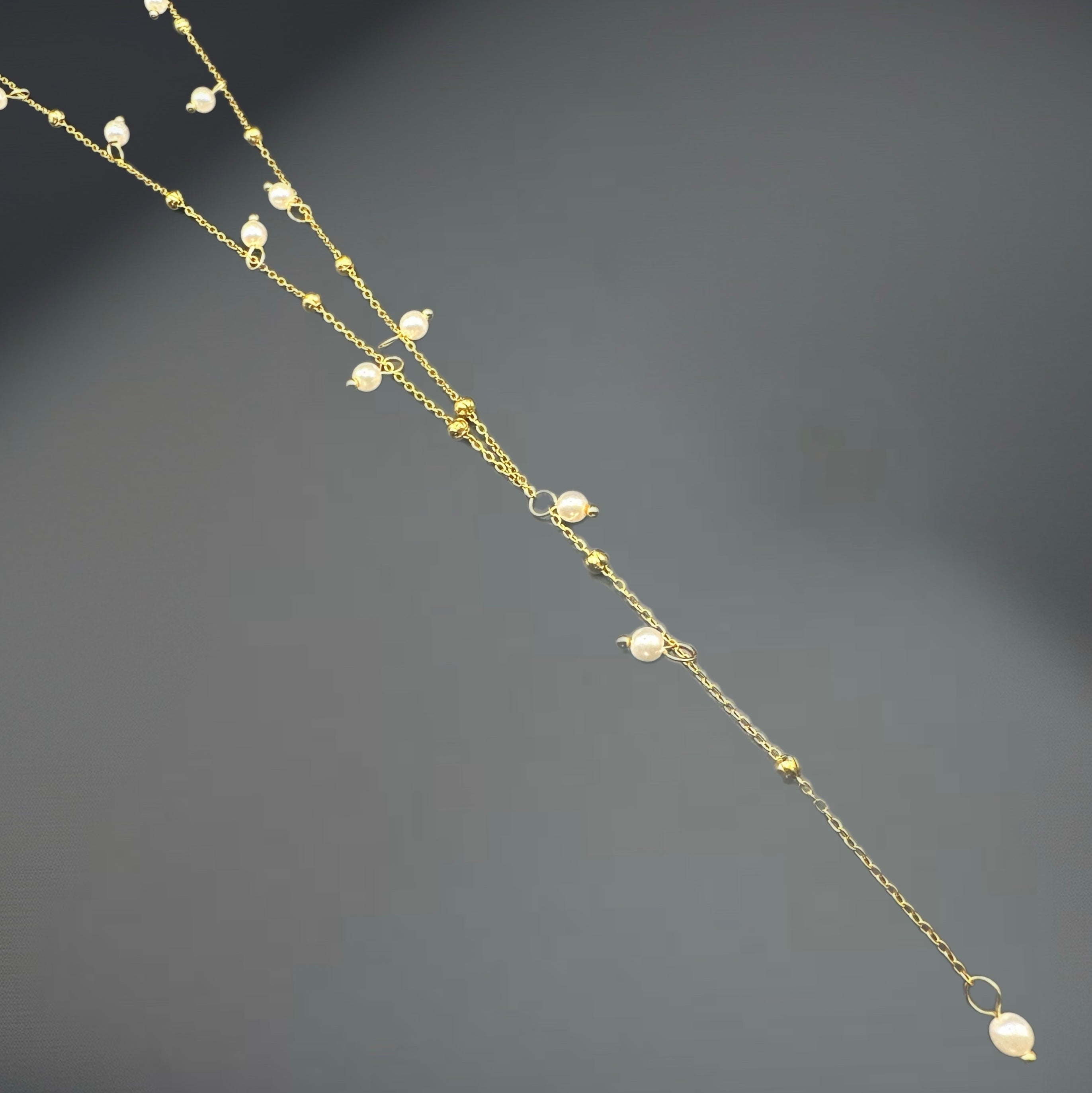 Collier Perla - acier inoxydable plaqué or
