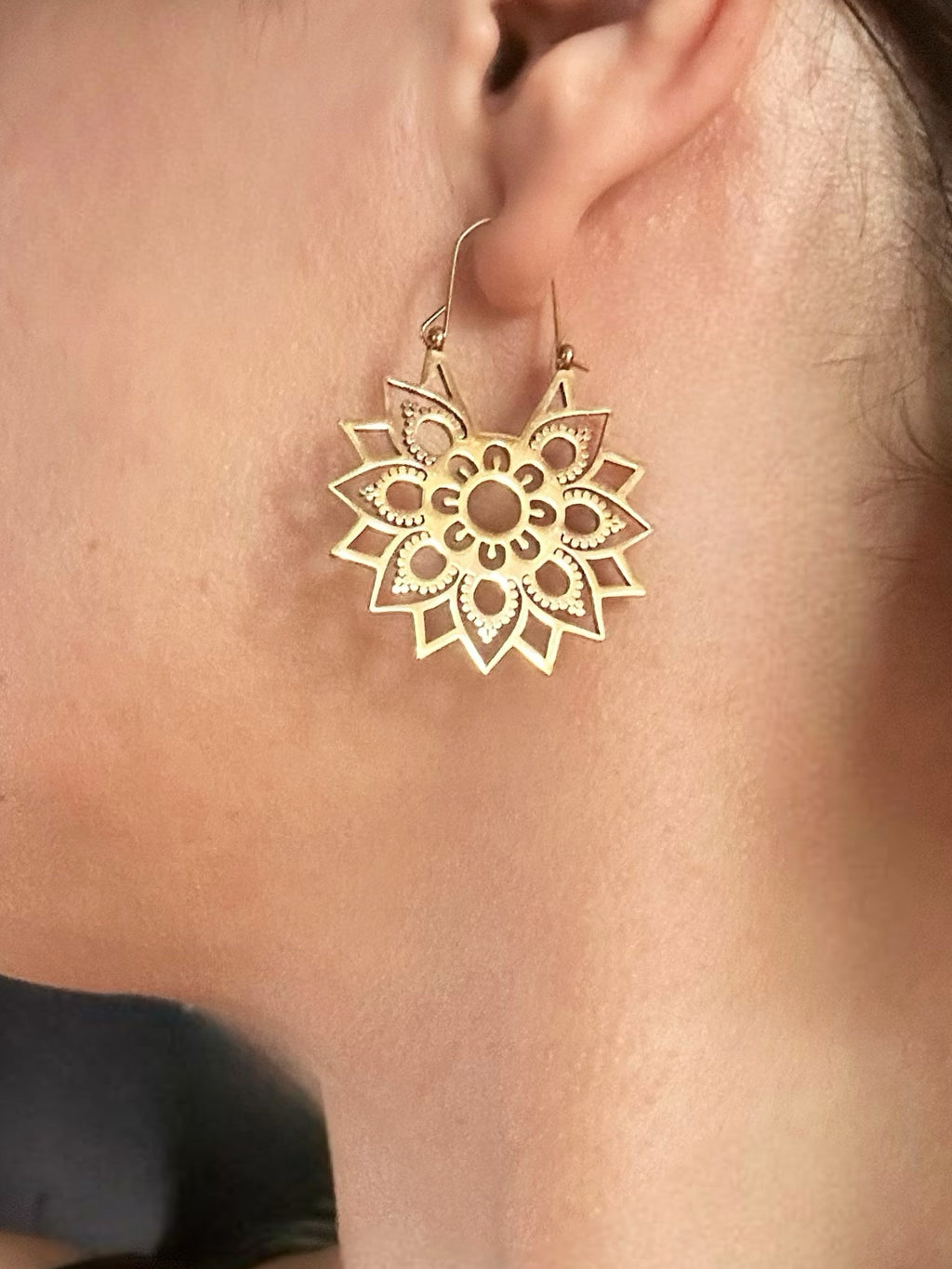 Boucles Sahara - acier inoxydable plaqué or