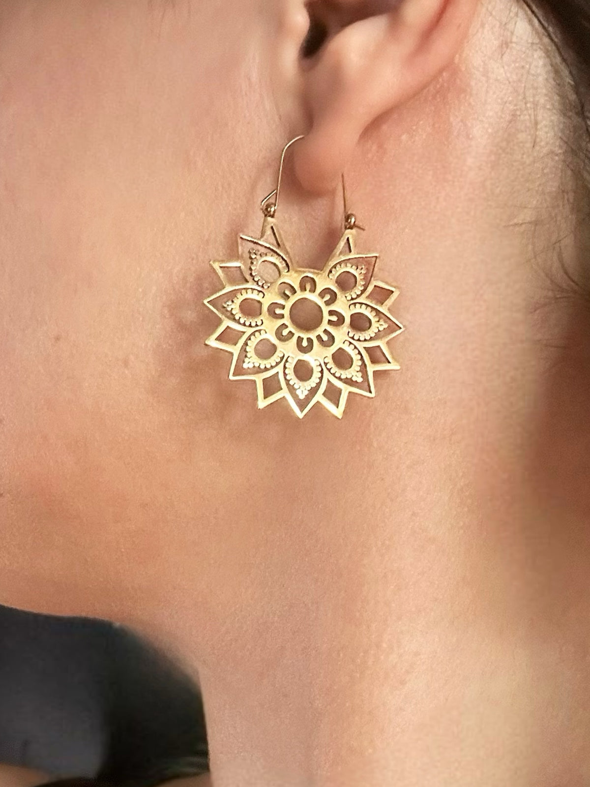 Boucles Sahara - acier inoxydable plaqué or