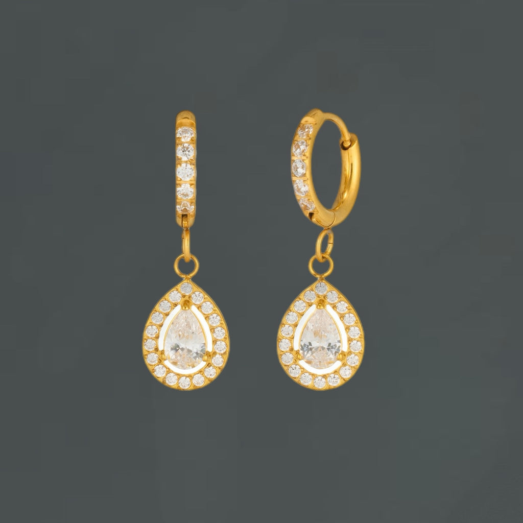Boucles Yasmine - acier inoxydable plaqué or