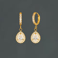 Boucles Yasmine - acier inoxydable plaqué or