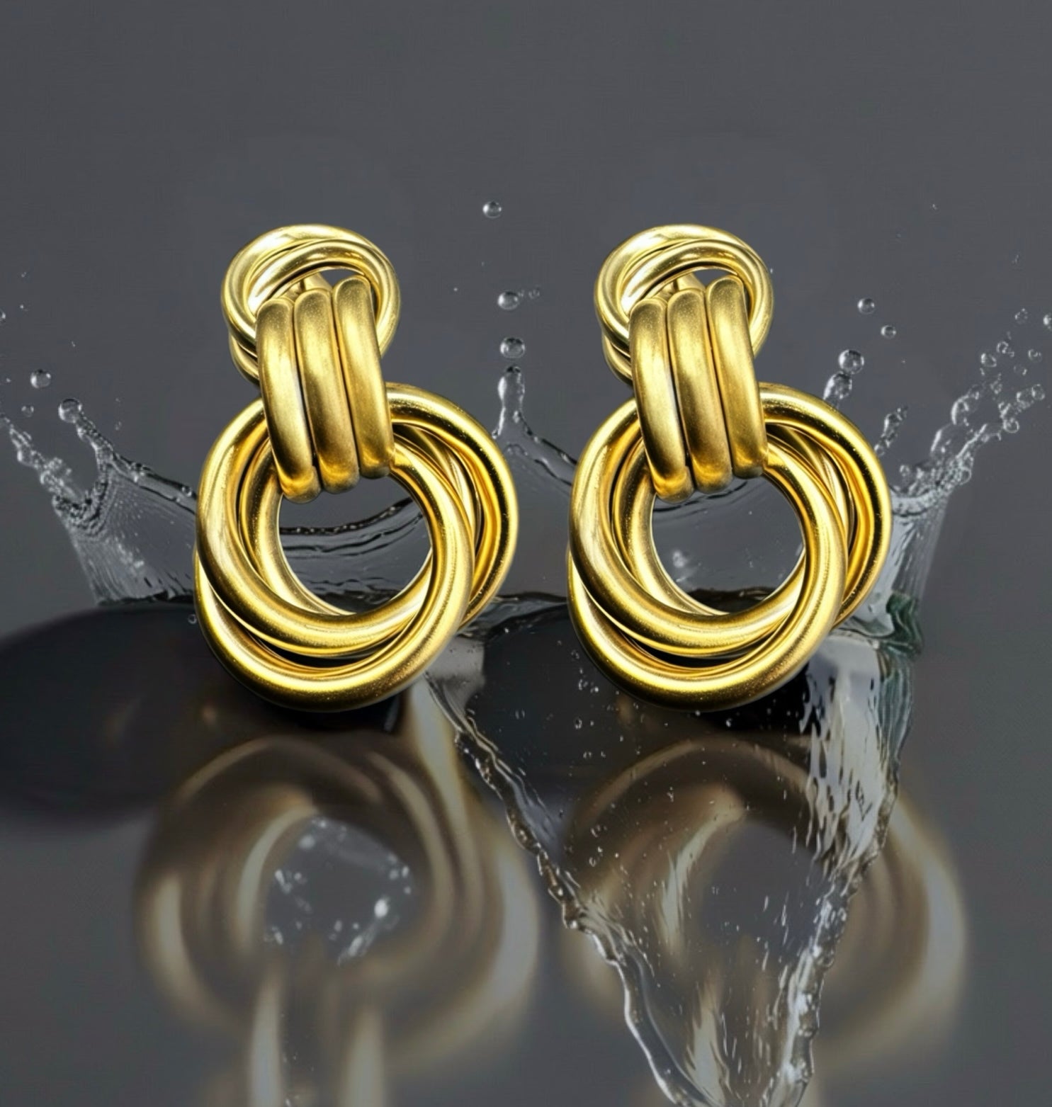 Boucles Twisted - acier inoxydable