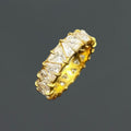 Bague Infinity - Acier inoxydable plaqué or