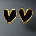 Boucles Midnight Love- acier inoxydable
