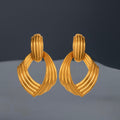 Boucles Monaco - acier inoxydable plaqué or