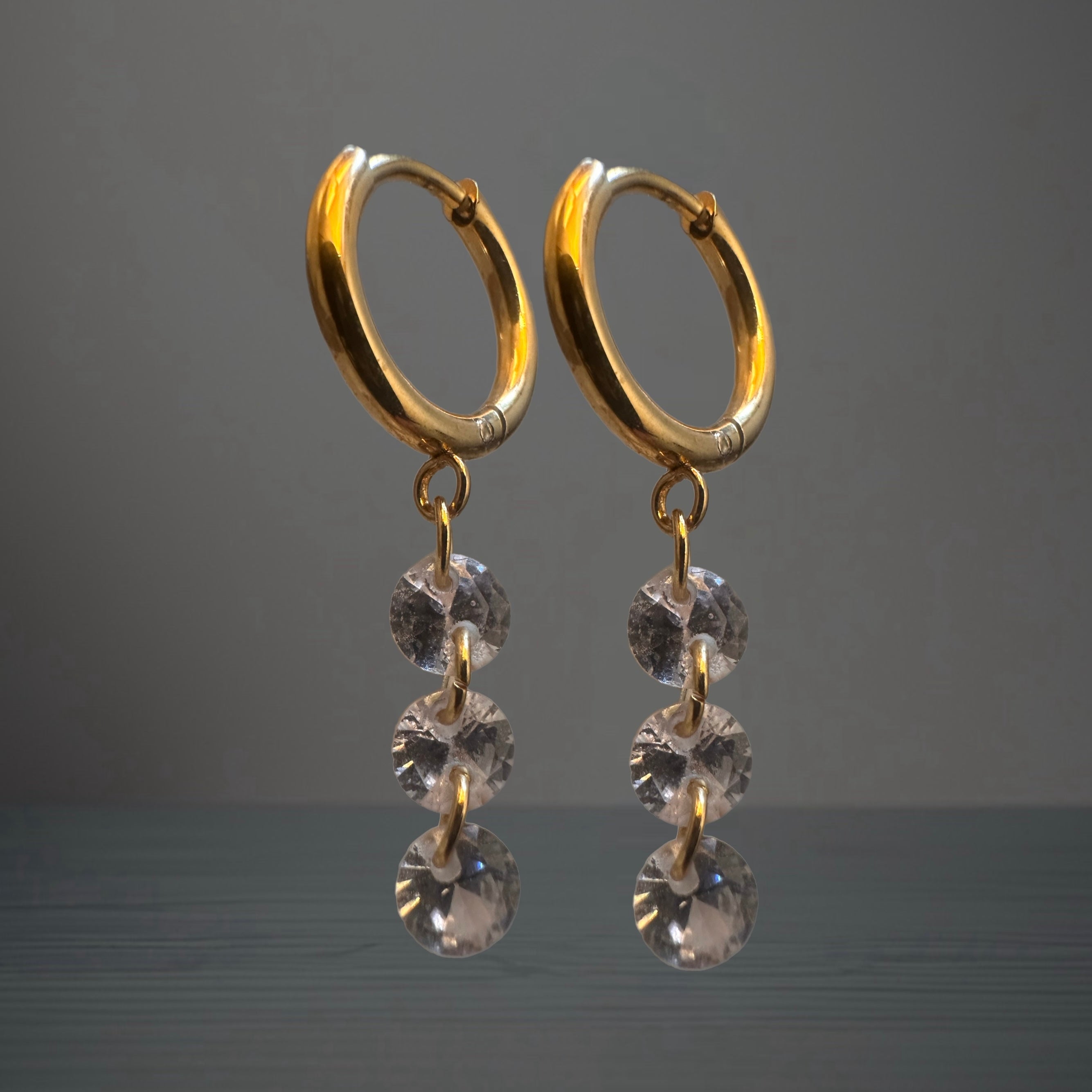 Boucles Rain - acier inoxydable