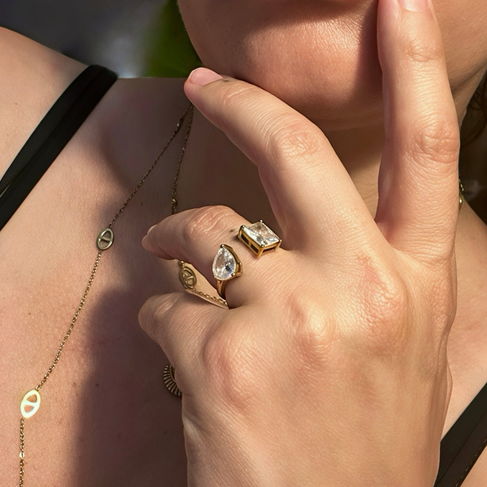 Bague Eclipse - acier inoxydable