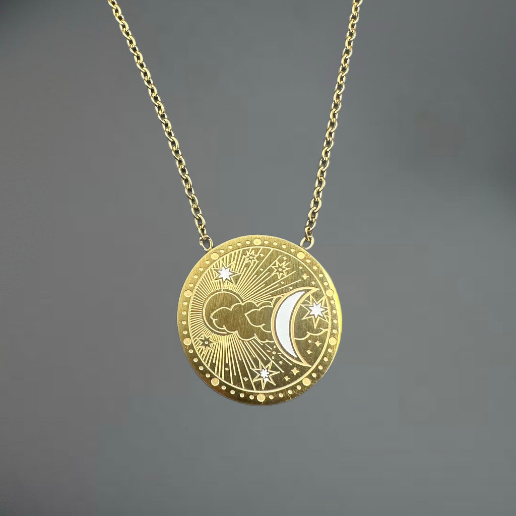 Collier Orion - acier inoxydable plaqué or