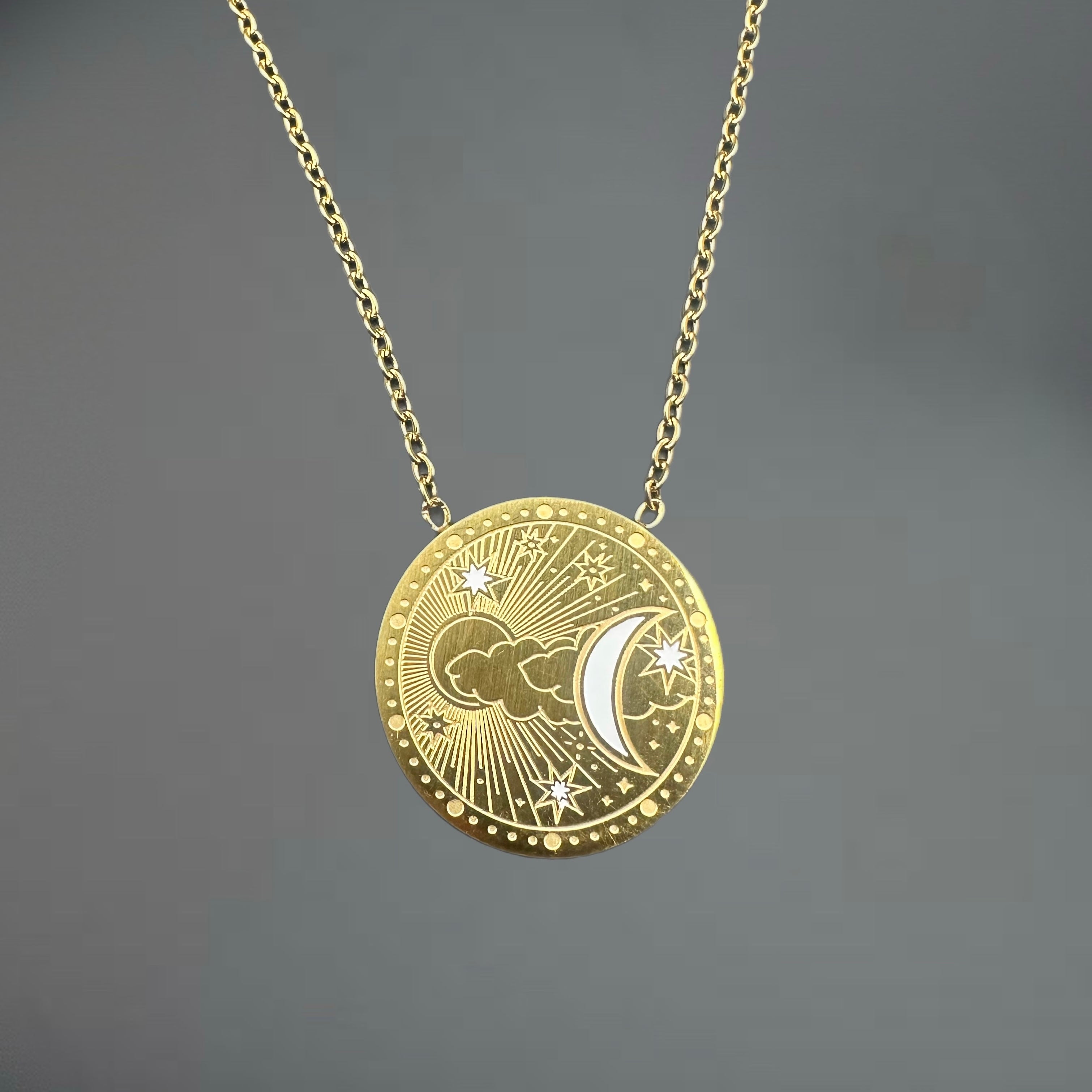 Collier Orion - acier inoxydable plaqué or